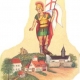 Symbolbild Heiliger Florian als Schutzpatron der Feuerwehren