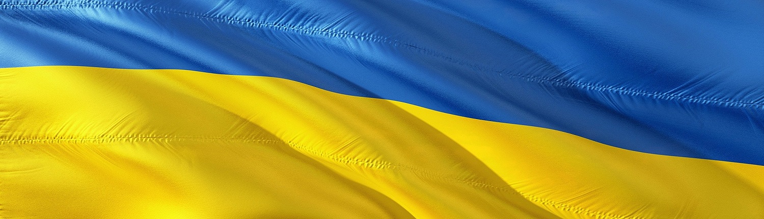 Symbolbild ukrainische Flagge